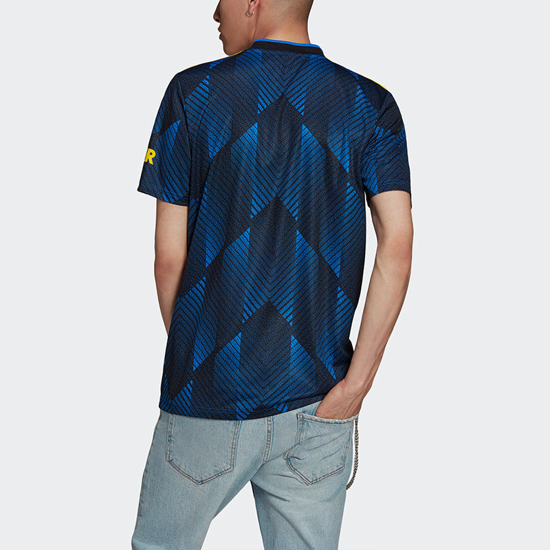 adidas  Blue Manchester United 21/22 Third Jersey 'Glow Blue' GM4616