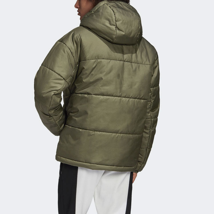 adidas originals Windproof Long Sleeves hooded Jacket Green ED7219