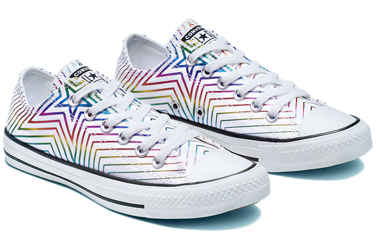 (WMNS) Converse Chuck Taylor All Star Exploding Star Low Top 'White Rainbow' 565440F