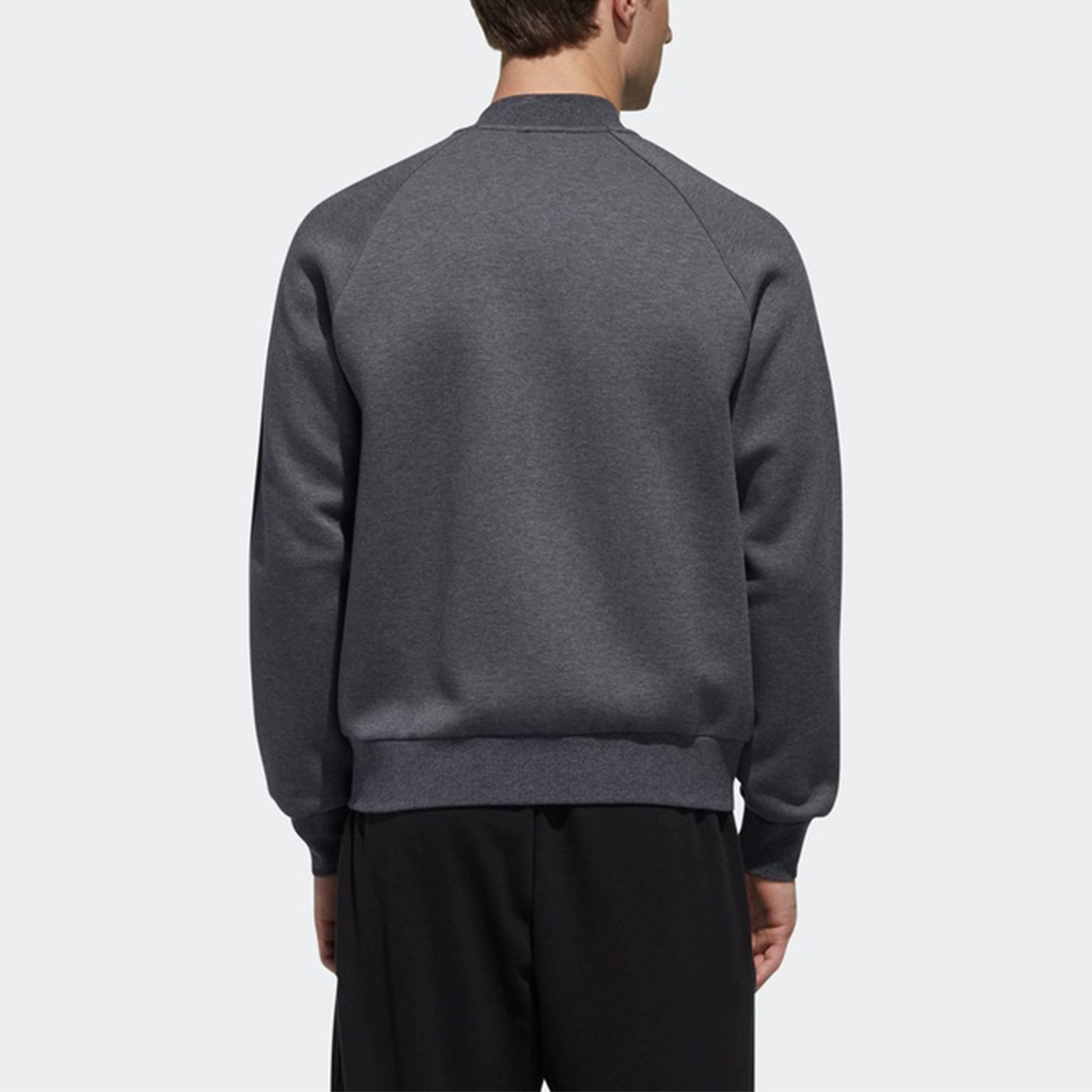 adidas Zipper Casual Sports Jacket Gray DW4658