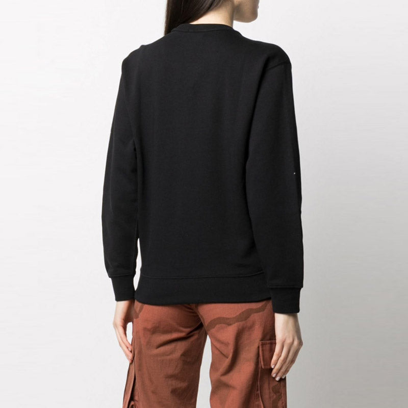 (WMNS) KENZO x KANSAIYAMAMOTO Crossover TIGER Round Neck Pullover Black Hoodie FB52SW8254ML-99