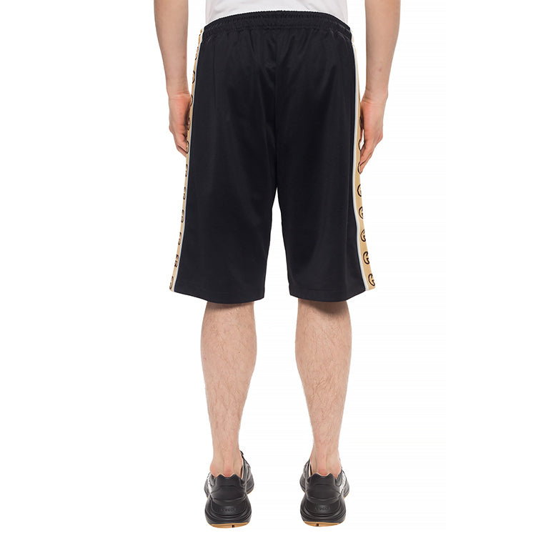 Gucci SS20 Technical Jersey Shorts G-Knitted Drawstring Shorts For Men Black 604150-XJBZ8-1082