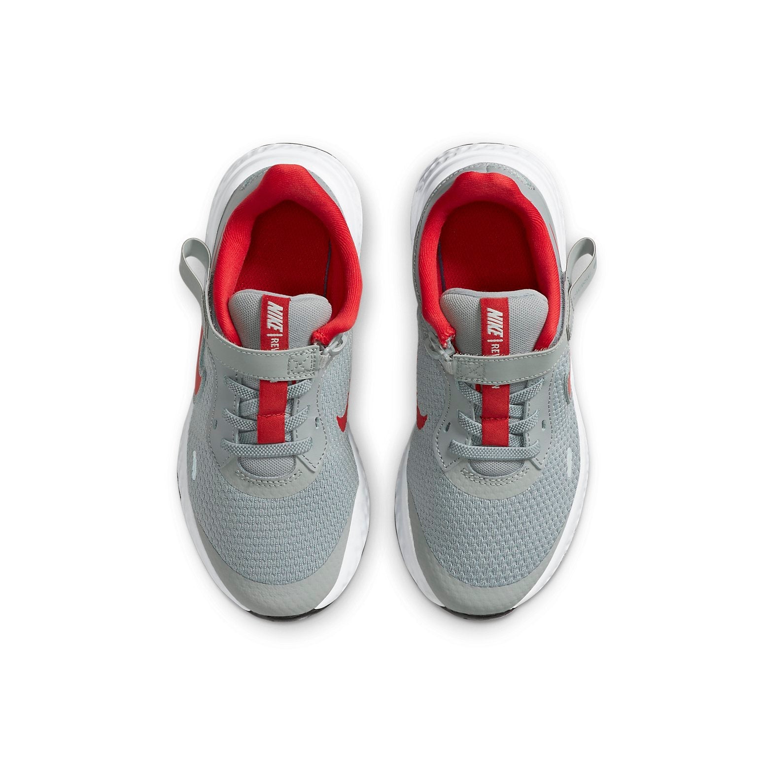 (PS) Nike Revolution 5 FlyEase 'Grey Red' CQ4648-013