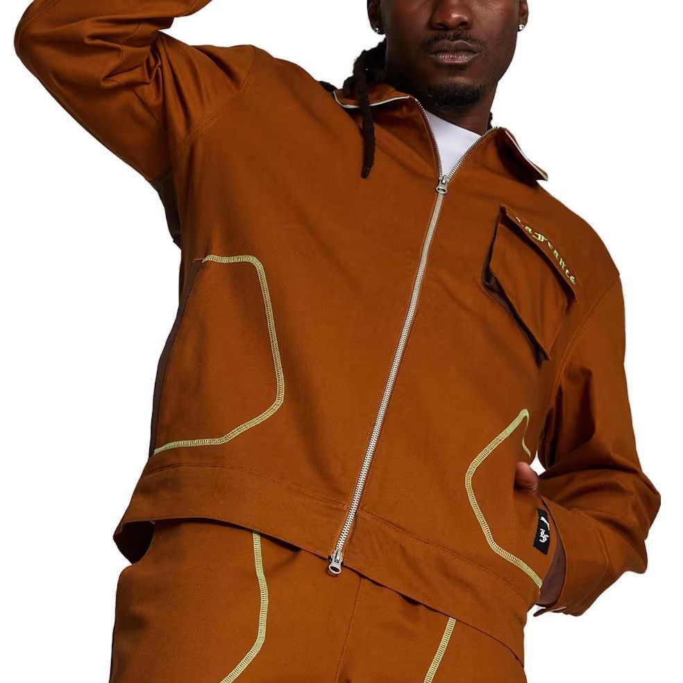PUMA Hoops x LAFRANC Work Jacket 'Tan' 622826-01