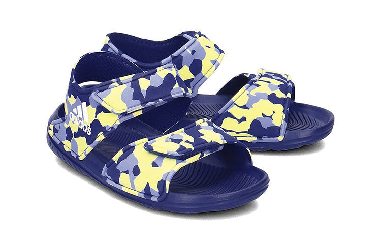 (PS) adidas Altaswim Cozy Wear-Resistant Blue Sandals 'Blue Yellow' DA9663