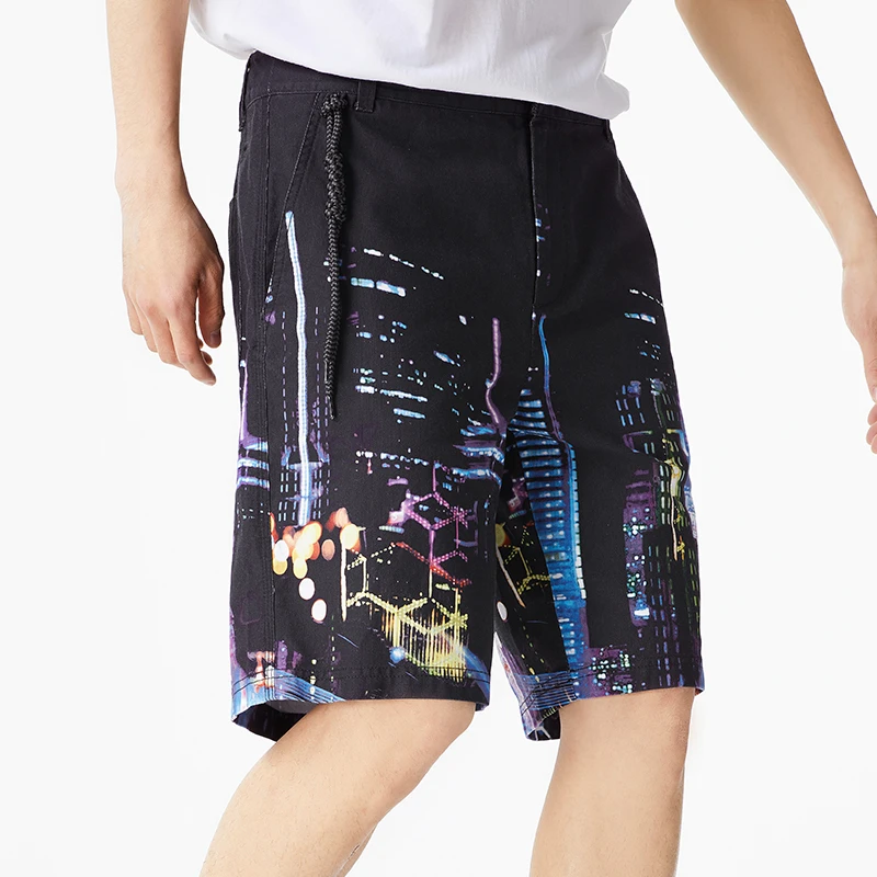 Li-Ning City Graphic Shorts 'Black' AKSS121-2