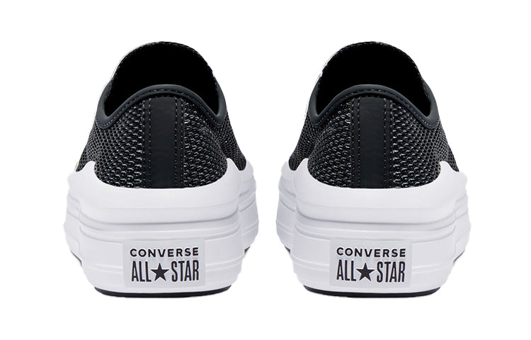(WMNS) Converse Chuck Taylor All Star Move Low 'Black White' 570794C