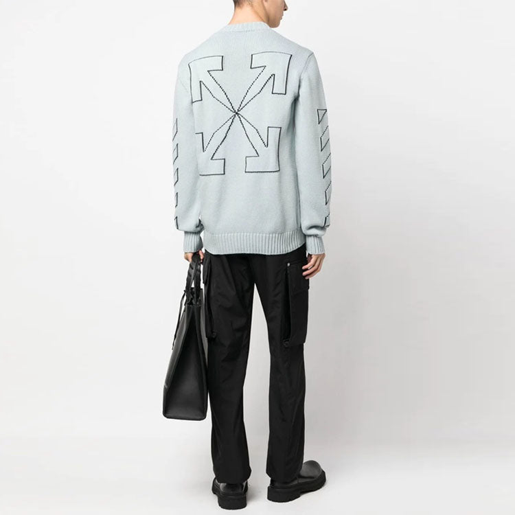 Off-White SS23 Intarsia Sweater OMHE087S23KNI0014110