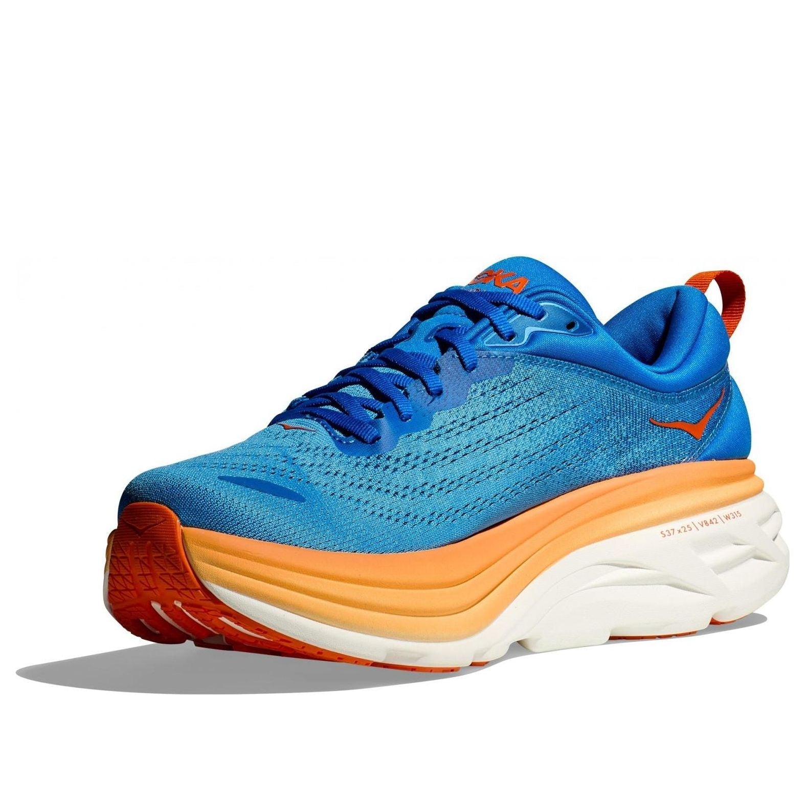 HOKA ONE ONE Bondi 8 WIDE 'Coastal Sky Vibrant Orange' 1127953-CSVO