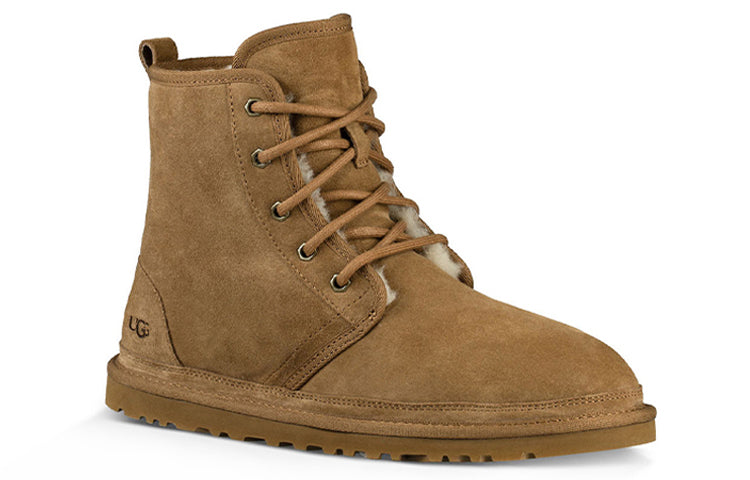 UGG Harkley Mid Tops Fleece Lined Brown 1016472-CHE