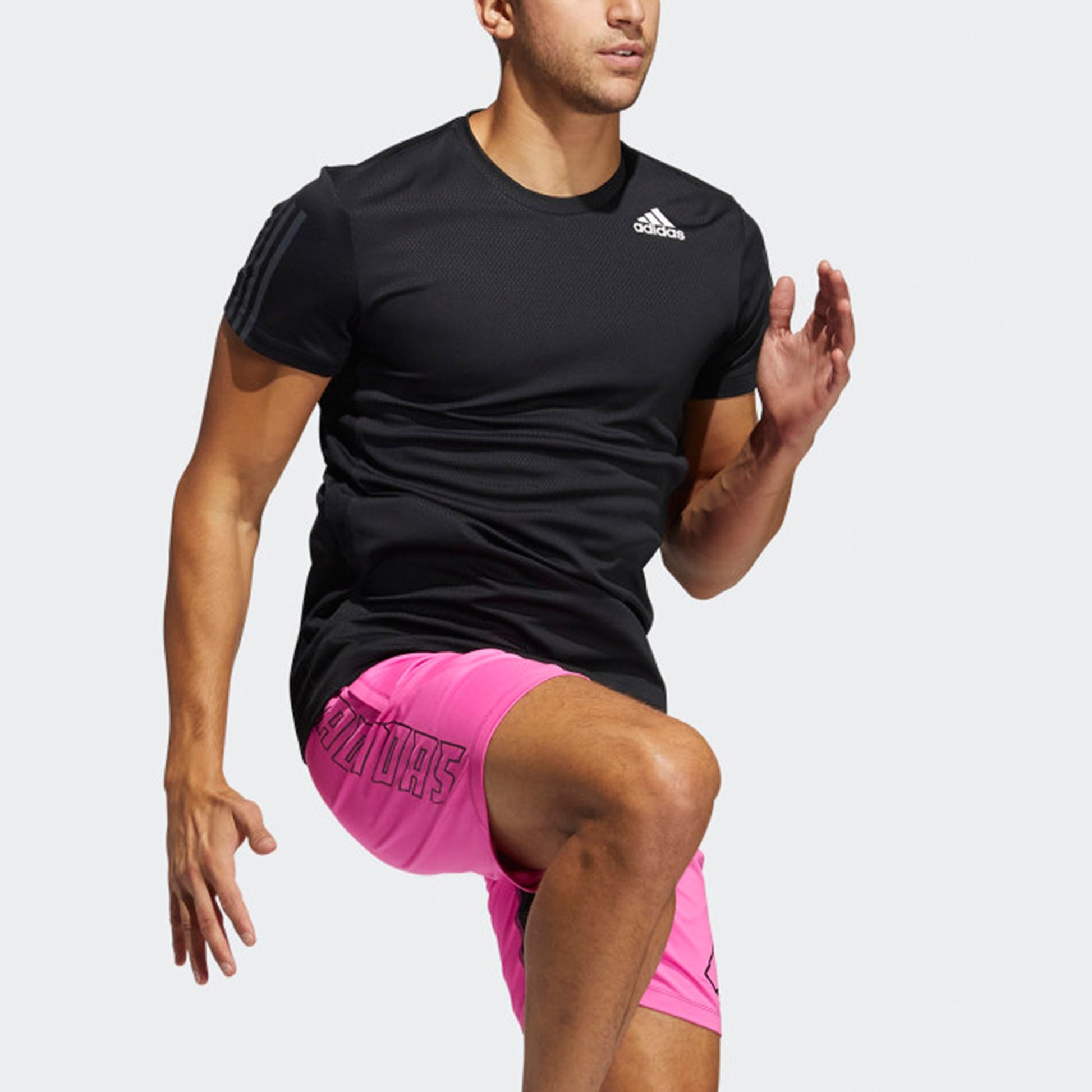 adidas Hrdy 3s Tee Sports Running Short Sleeve Black GP7653