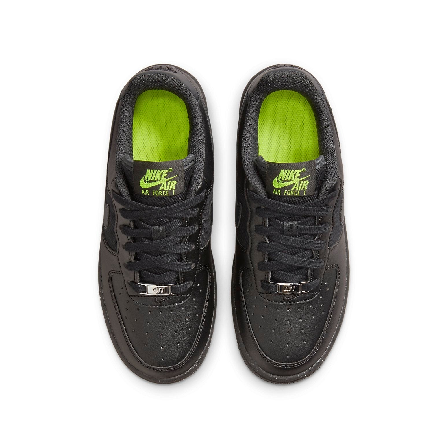(GS) Nike Air Force 1 Crater Next Nature 'Black Off Noir Speckled' DH8695-001