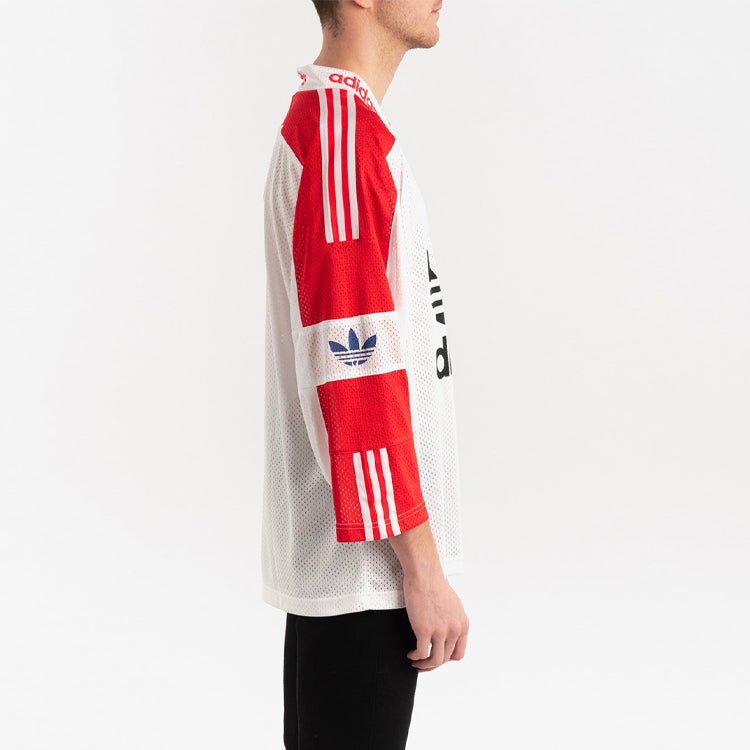 adidas originals Blueliner Trefoil Mesh Sleeve White Red FM1586