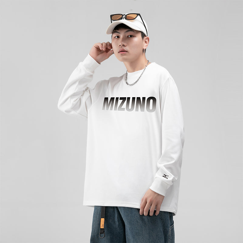 Mizuno Graphic Long Sleeve T-shirt 'White' A2CA2A03