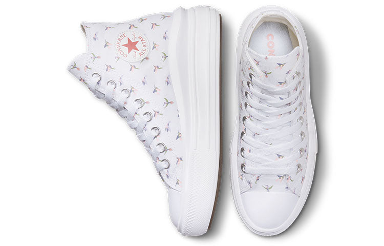 (WMNS) Converse Chuck Taylor All Star Move Platform High 'Hummingbirds' A01021C