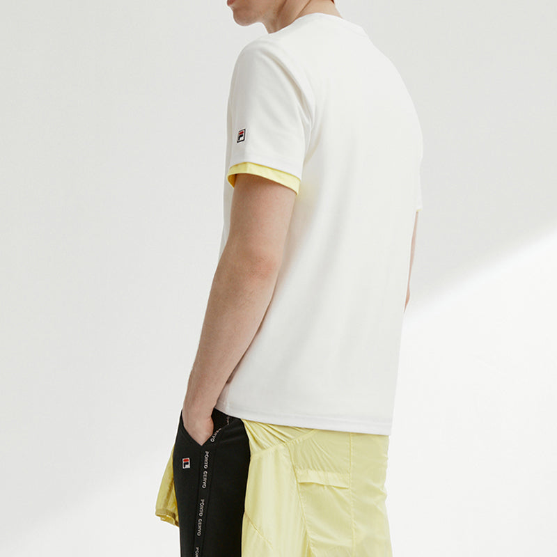FILA LOGO Minimalistic Short Sleeve White F11M028132F-WT