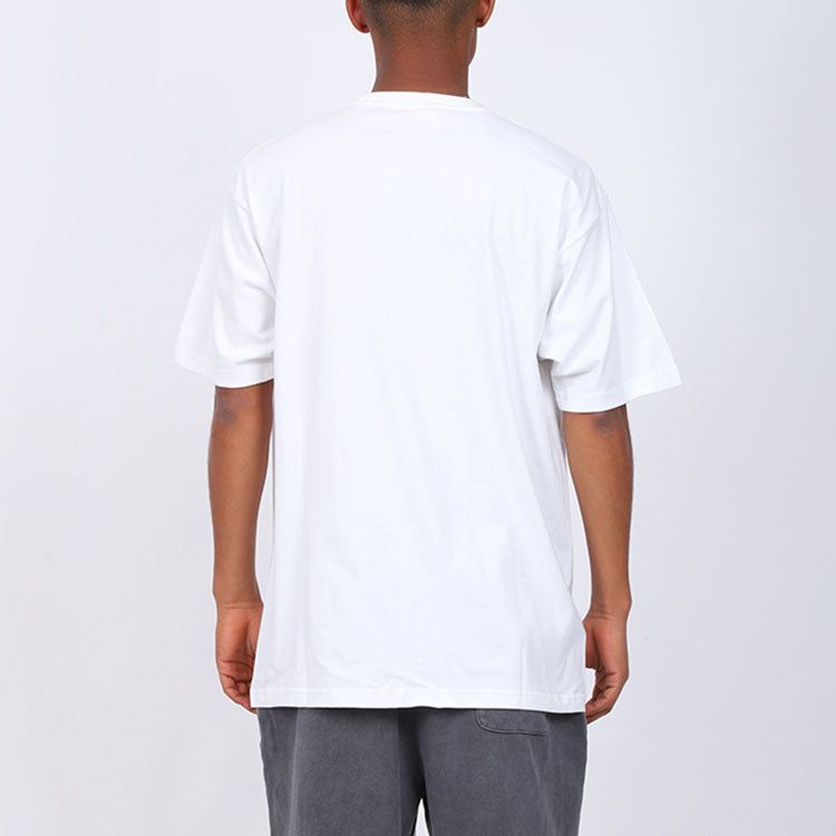 Men's Travis Scott x Mcdonald Crossover Fries Alphabet Short Sleeve White T-Shirt TC-259