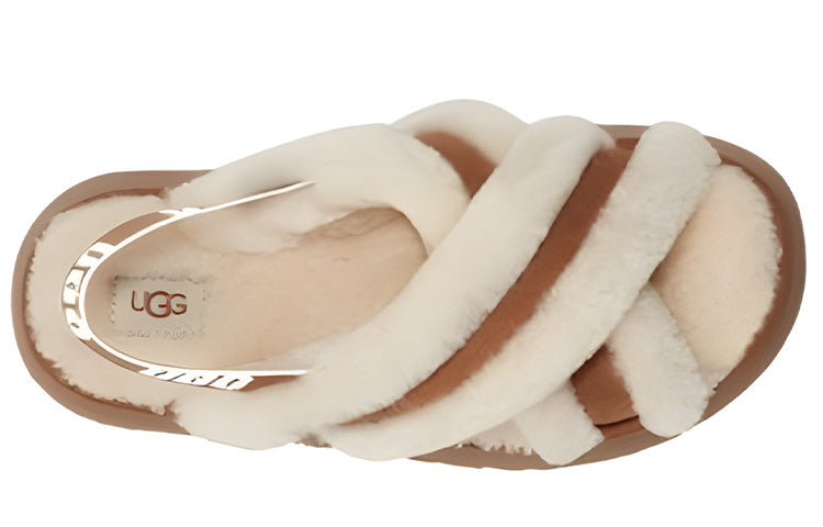 (WMNS) UGG Disco Cross Slides 'Chestnut' 1121550-CHE