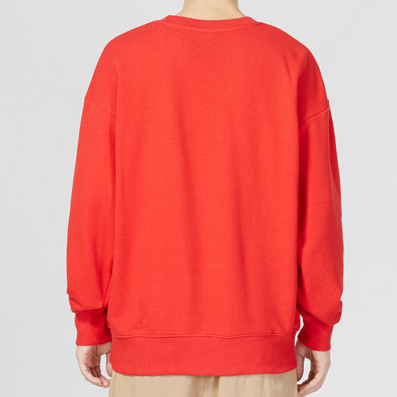 PUMA Essentials CNY Graphic Logo Sweatshirt 'Red' 677414-11