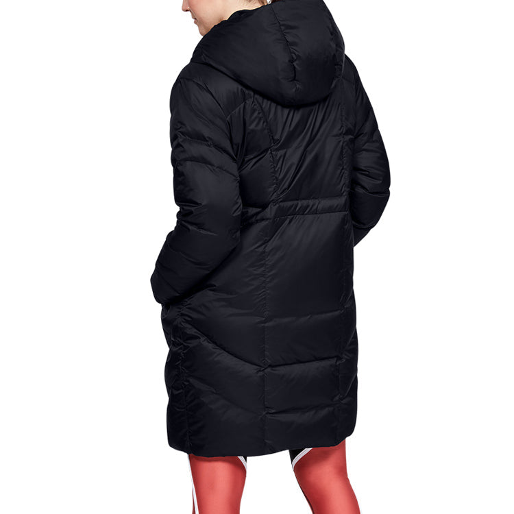 (WMNS) Under Armour Down Parka Jacket 'Black' 1342791-001