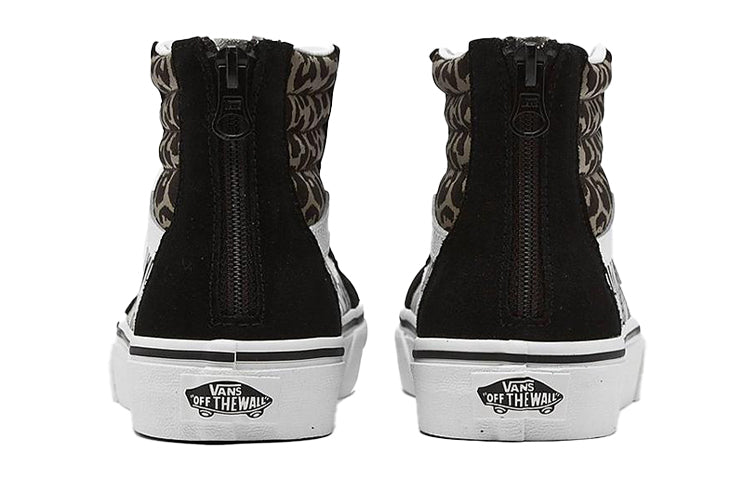 Vans Sk8-hi Zip Casual GS Leopard Print Blackleopard VN0A4UI42JK