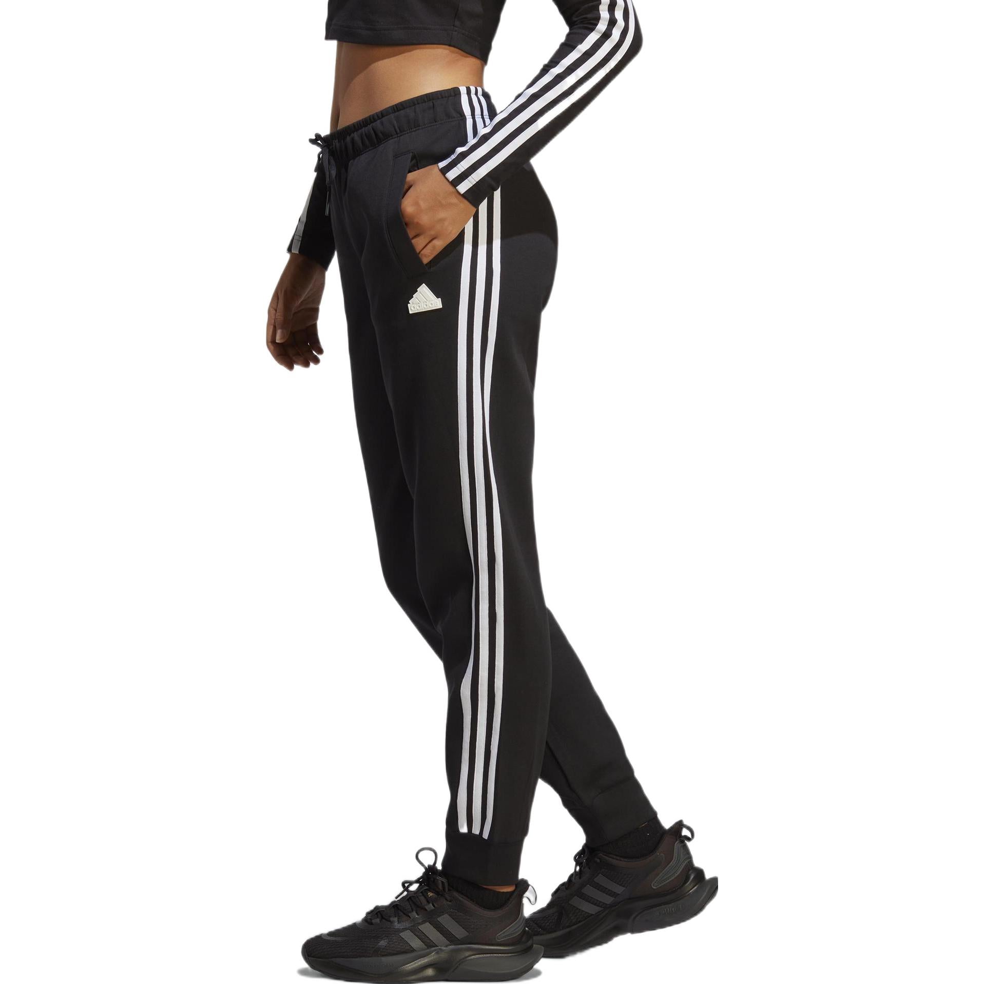 (WMNS) adidas Future Icons 3-Stripes Regular Pants 'Black' HT4704