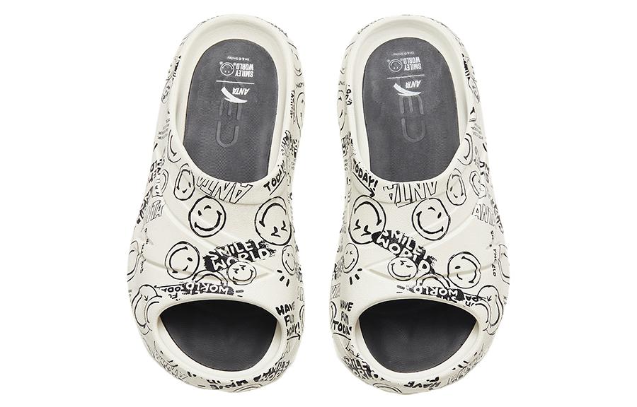 (WMNS) ANTA C37 Slides 'White Black' 122338511-1