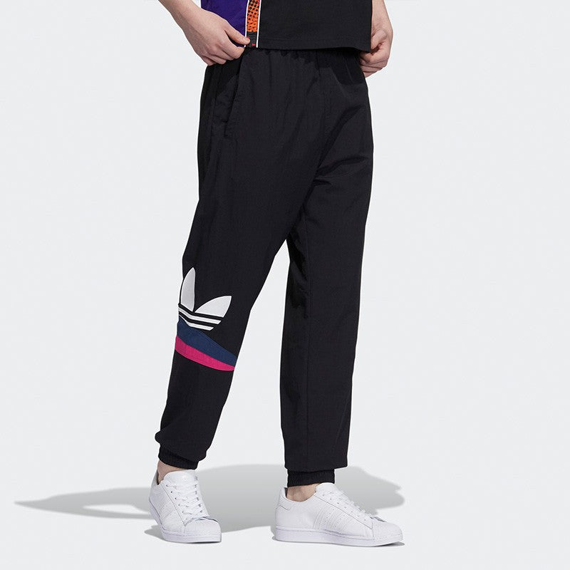 Men's adidas originals Woven Training Sports Gym Long Pants/Trousers Black H46702