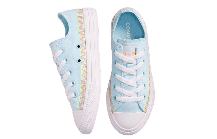 (GS) Converse Chuck Taylor All Star Low 'Friendship Bracelet - Agate Blue' 667786F
