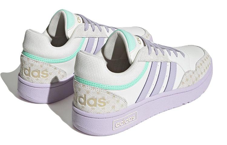 adidas Hoops 3.0 'White Green Purple' IG2810