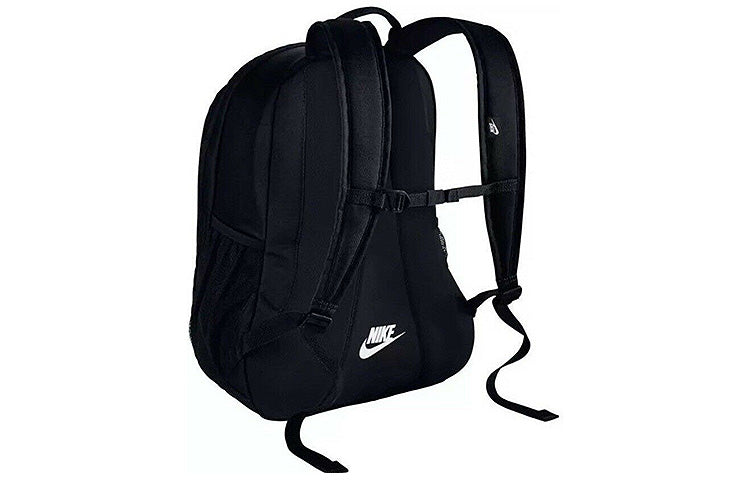 Nike Large Logo Printing schoolbag Backpack Black CK0953-010