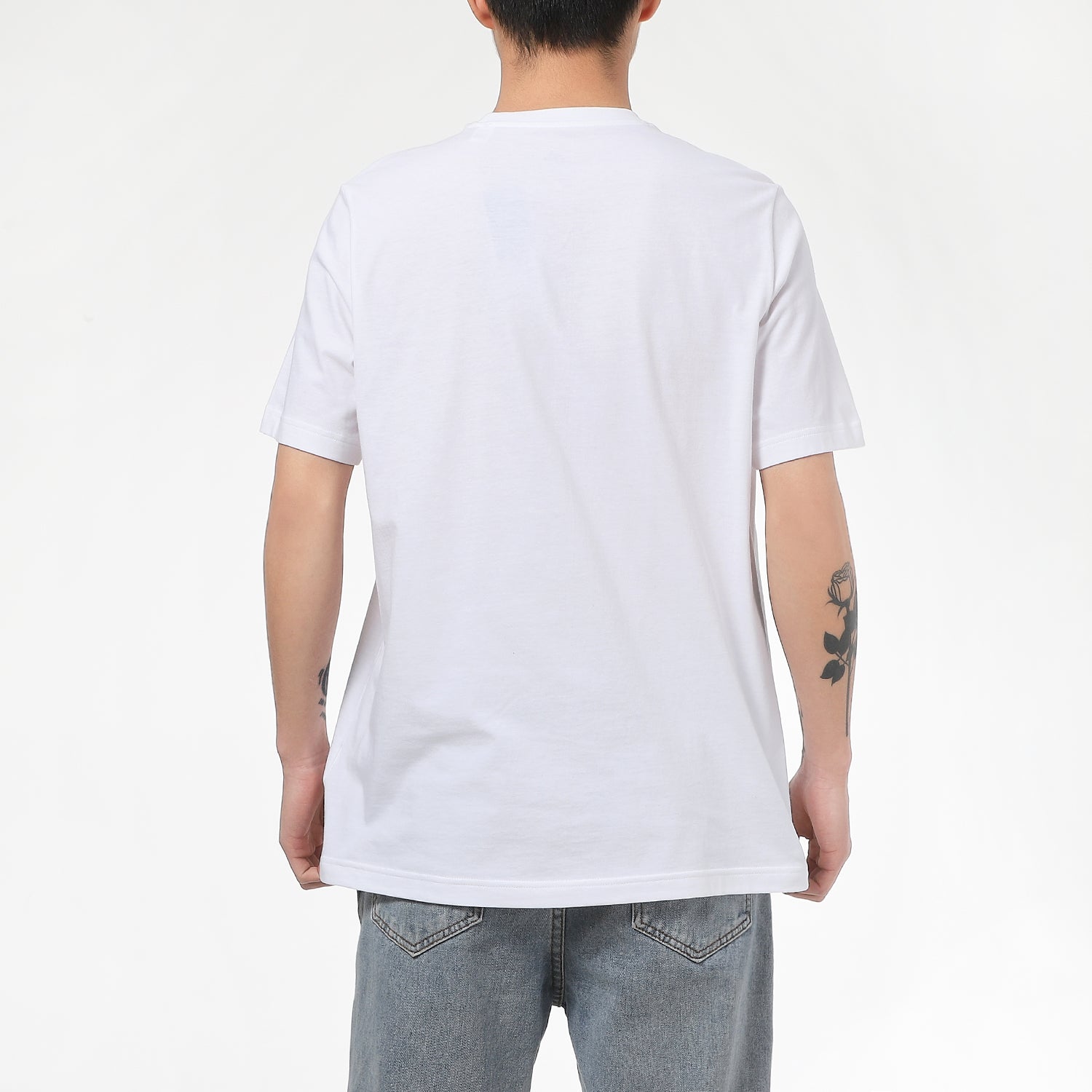 adidas Logo Printing Pattern Sports Male White GL3708