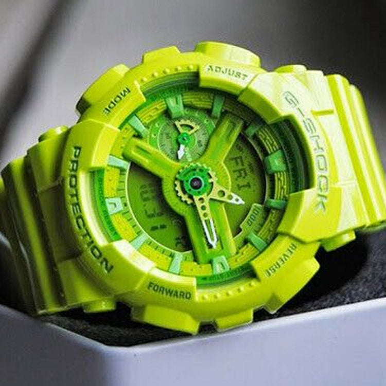 CASIO G-Shock Analog-Digital 'Green' GMA-S110CC-3