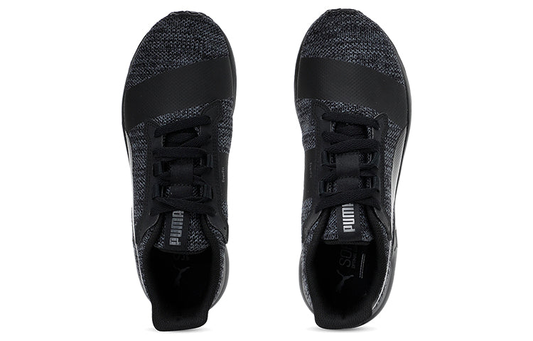 (WMNS) PUMA Flex Xt Actv Knit Low Running Shoes Black 191589-01