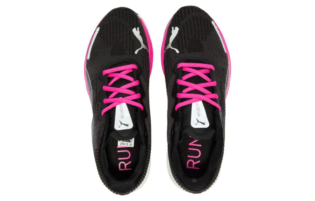 (WMNS) PUMA Velocity Nitro 2 Fade 'Black Pink White' 378527-03