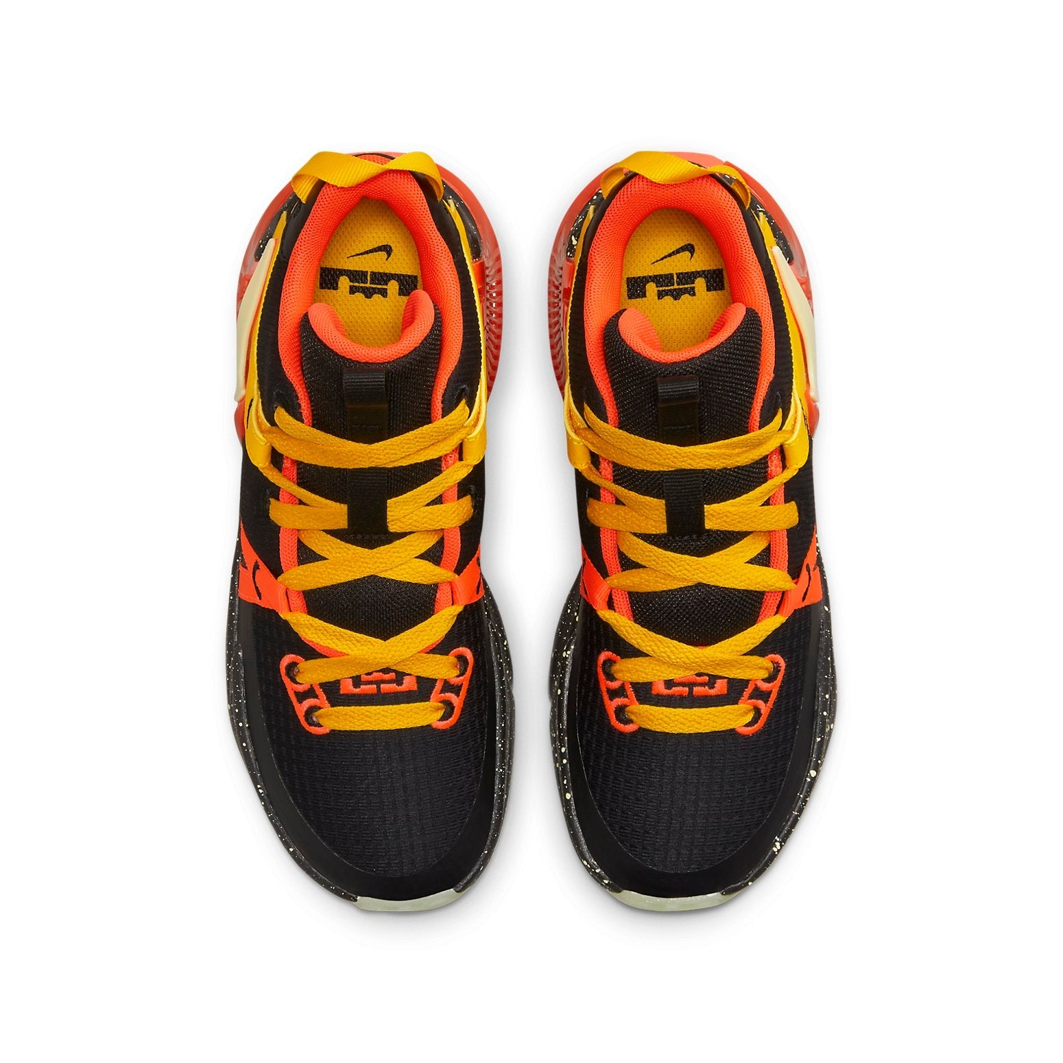 (GS) Nike LeBron Witness 7 'Black Bright Crimson Speckled' DQ8650-001