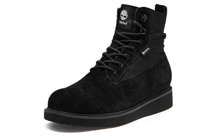 Timberland 6 Inch Premium Vibram Waterproof Wide-Fit Boots 'Black Suede' A2DW5W