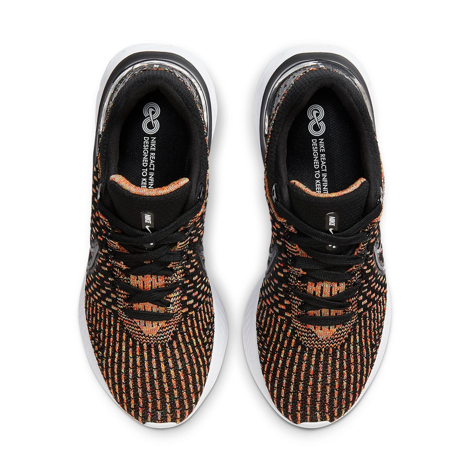 (WMNS) Nike React Infinity Run Flyknit 3 'Black Multi' DD3024-002
