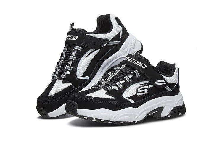 (GS) Skechers Stamina 'Black White' 98170L-BKW
