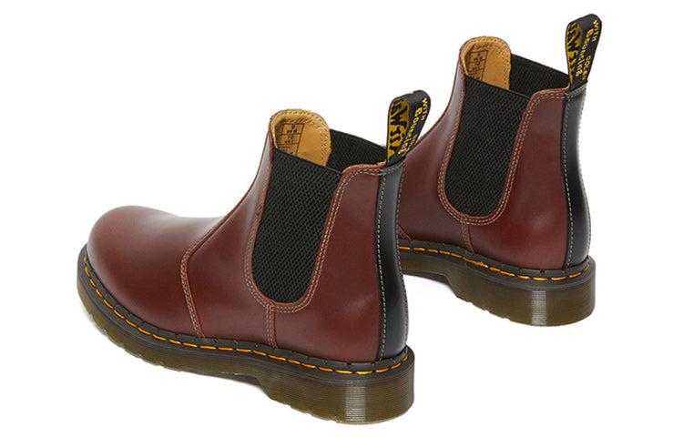 Dr. Martens 2976 Abruzzo Leather Chelsea Boots 'Brown Black' 27547201