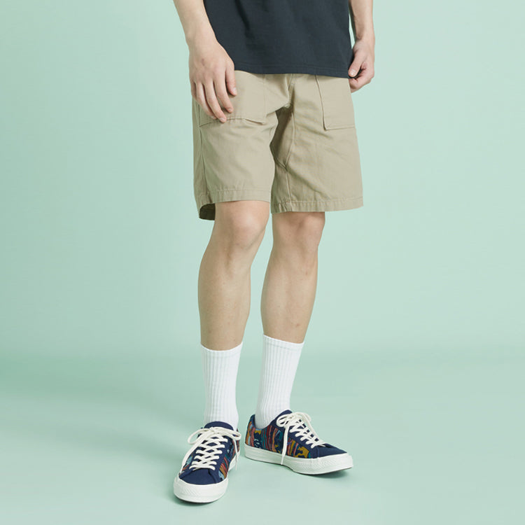 Converse Woven Shorts Asia Sizing 'Khaki' 10019591-A02