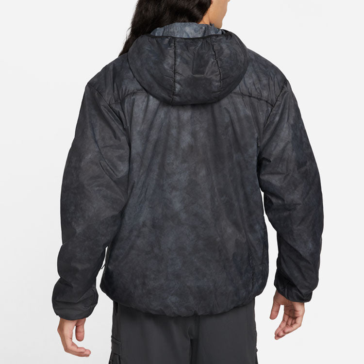 Nike ACG Therma-FIT ADV Rope De Dope Solid Color Zipper hooded Long Sleeves Jacket Black DJ1257-010