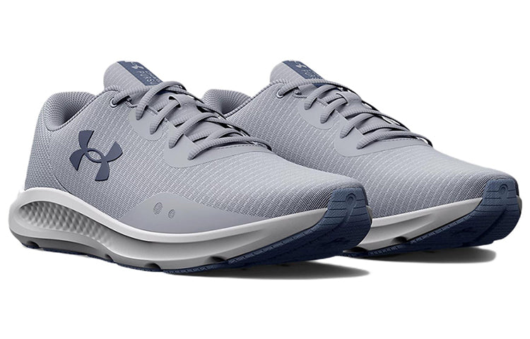 (WMNS) Under Armour Charged Pursuit 3 Tech 'Mod Grey Aurora Purple' 3025430-100