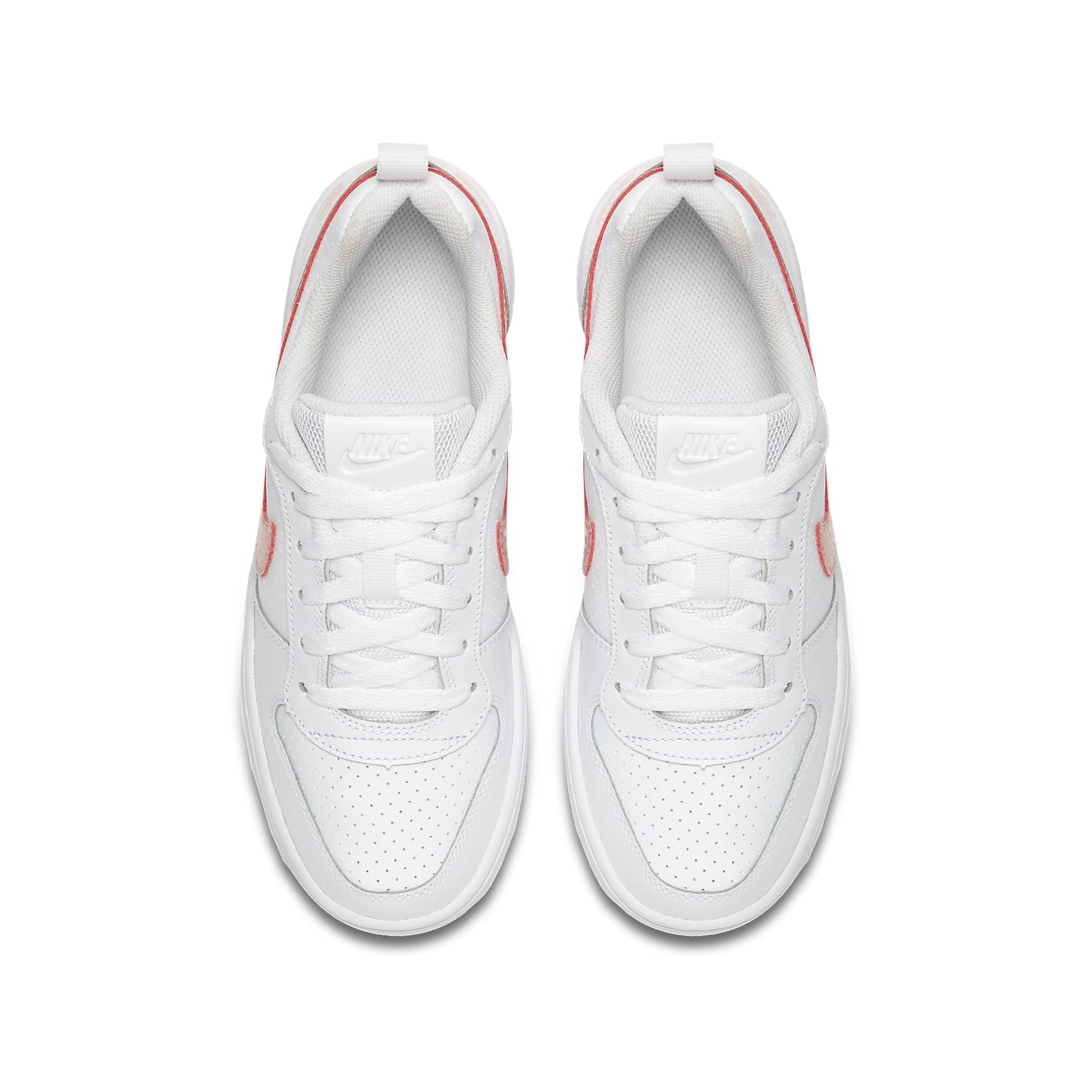 (GS) Nike Court Borough Low 'White Pink' 845104-101