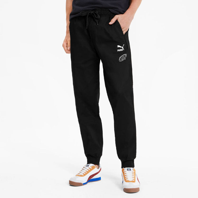 PUMA x Tyakasha Track Pants 'Black White' 595560-01