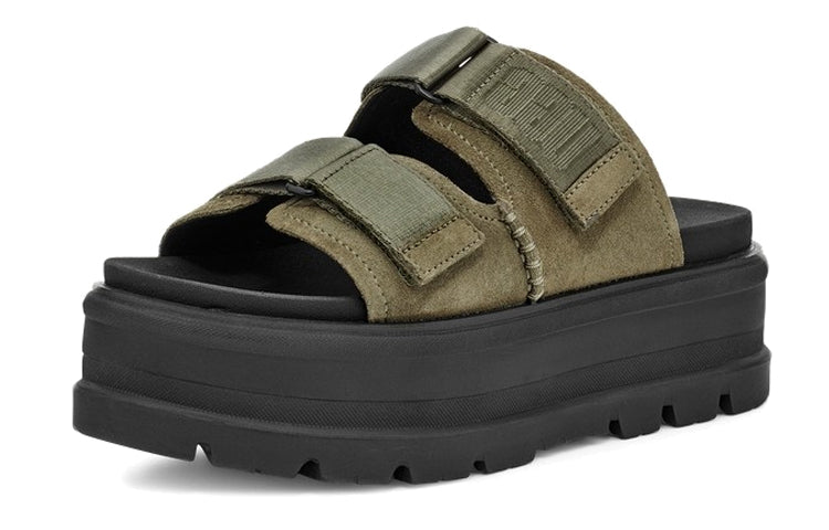(WMNS) UGG Clem Outdoor Thick Sole Fashion Sandals 'Brown' 1118771-BOSD