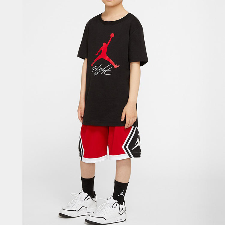 (PS) Air Jordan Jumpman flight Big Boys Short Sleeve 'Black' HA7451