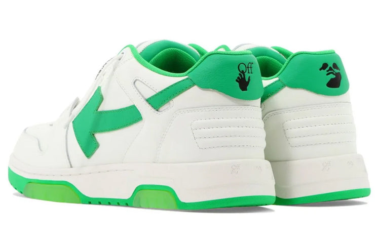 Off-White Out Of Office Low-Top Sneaker 'Green White' OMIA189S22LEA0010155