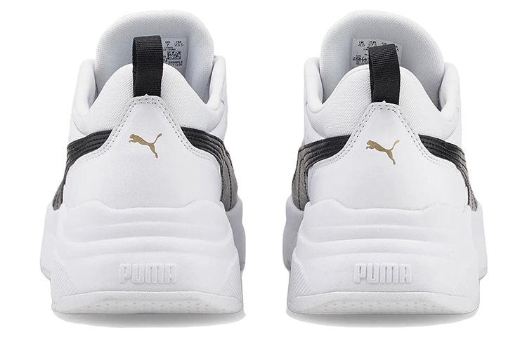 (WMNS) PUMA Cassia 'White Team Gold 'White Black' 384647-03