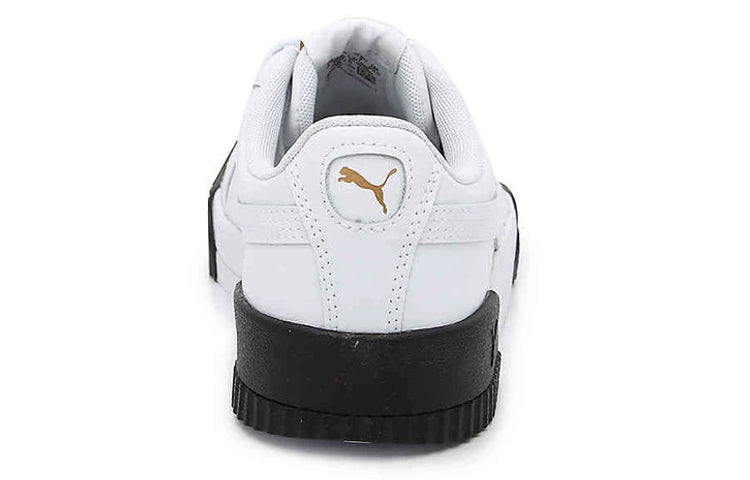 (WMNS) PUMA Carina Leather 'White Black' 370325-15